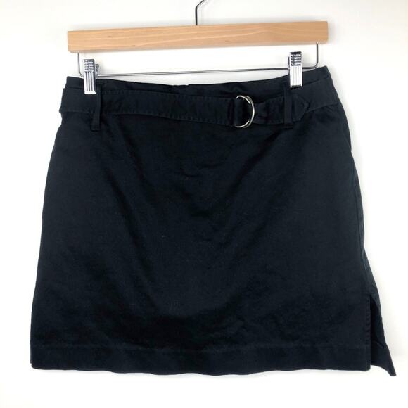 Style & Co Black Belted Simple Skort 8 - Picture 3 of 8